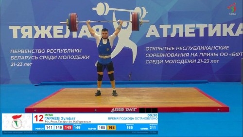 Student weight-lifter of Naberezhnye Chelny State Pedagogical University is champion of Republican competitions in Belarus